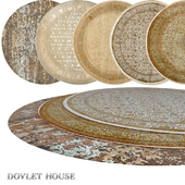 Round carpets DOVLET HOUSE 5 pieces (part 22)