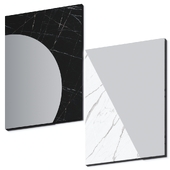 Miter mars wall mirrors