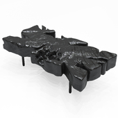Slab coffee table