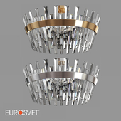 OM Ceiling chandelier with crystal Eurosvet 10111/8 Steccato