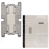 2 Carpets CC-TAPIS - ASMARA and HELLO SONIA RELOADED BLACK