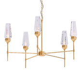 Luma 5 arm chandelier