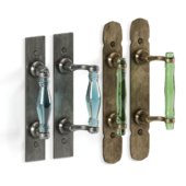 Vintage Glass Door Handles