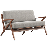 Joybird soto concave loveseat