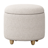 Boucle Louise Storage Ottoman