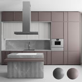 Kitchen №87 "Misty Rose and Grey"