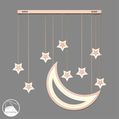 LampsShop.ru CPDL7003 Pendant Moon and Stars