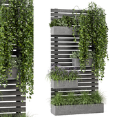 Outdoor Plants Pallet vertical planter  Pots - Set 208