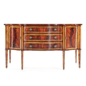 Jonathan Charles Mahogany sideboard with curved doors