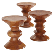 EAMES WALNUT STOOL
