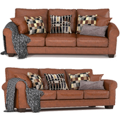 WHISKY ITALIAN ALL LEATHER SOFA