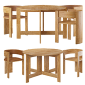 Collector Dining Table & Chairs by Kristina Dam