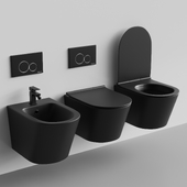 Volle Nemo bidet and toilet Dark