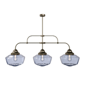 David Huntt - Stowe Smoked 3 Light Glass Pendant