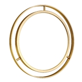 Круглое настенное зеркало Terwilliger Round Wall Mirror by Mercer41