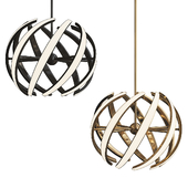 Swirl led pendant light