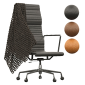Genuine leather work chair
