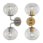 Mitzi margot double wall sconce