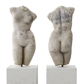 Venus tattoo torso sculpture