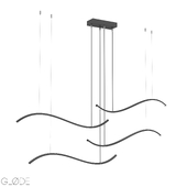Подвесной светильник WaveLamp от GLODE