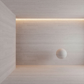 Concrete wood grain wall