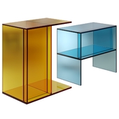 Color Transparent Acrylic Flip Table Options