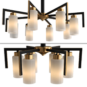 Loft style ceiling chandelier