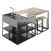 Roshults Garden Outdoor Kitchen