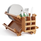 Bamboo Dish Drying Rack