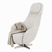 harbor laidback armchair by bb & italia