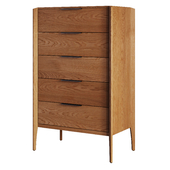 Domayne Isla 5-Drawer Tallboy