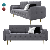 Cameron Tufted Performance Velvet Sofa