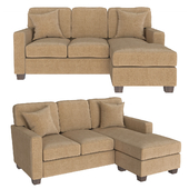 AveSix Russell L-Shape Sectional Sofa