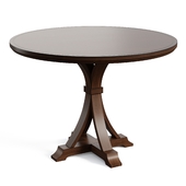 Kiowa Beech Solid Wood Pedestal Dining Table