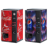 Soda machine low poly PBR