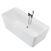 Freestanding Double Ended Back to Wall Bath