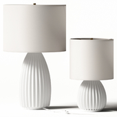 West Elm Sanibel Ceramic Table Lamps