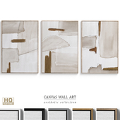 Abstract Neutral Wall Art C-384