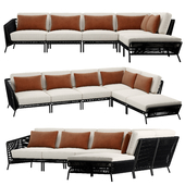 Holly Hunt Salamander Sectional angle