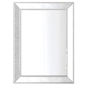 Зеркало настенное и напольное Antique Beveled Glass Beaded Frame Mirror by Pottery Barn