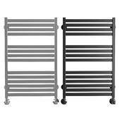 Water heated towel rail Terminus Tuscany P14 500x815 4620768884795 Chrome