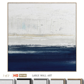 Large Living Room Abstract Neutral Wall Art C-408