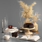 Decorative set pampas & wheat-07