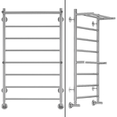 Water heated towel rail Terminus Ancona 80x55 (Ancona P8 500826) chrome