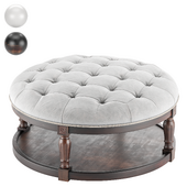 round ottoman coffee table
