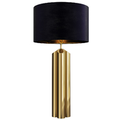 Brushed brass table lamp liang and eimil obelisk