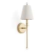 Sleek Adorned Bar Sconce