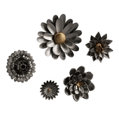 Metal Flower Hanging Wall Decor