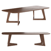 Zuo Modern Park West Coffee Table Walnut