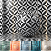 (4k)(6colors)Ceramic tiles set 04-Tileable